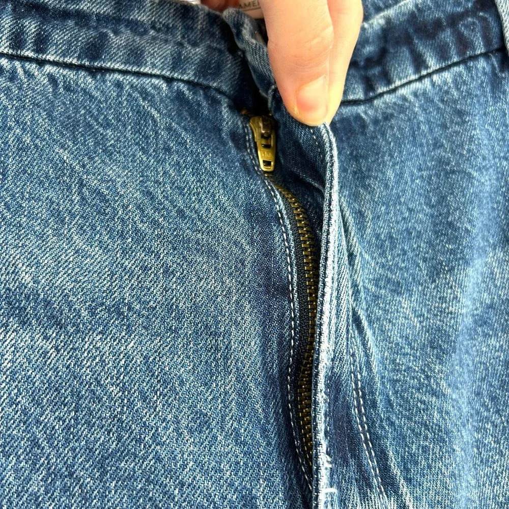 Good‎ American Good Vintage Ripped Ankle Straight Leg Jeans In Blue484 Size 20 - Picture 4 of 10